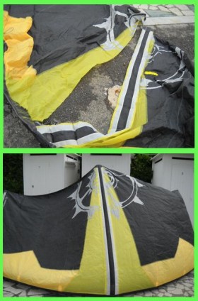 Riparazioni tagli sullo Spy del Kite 20-70€ - Centro Riparazioni Kite e Wing