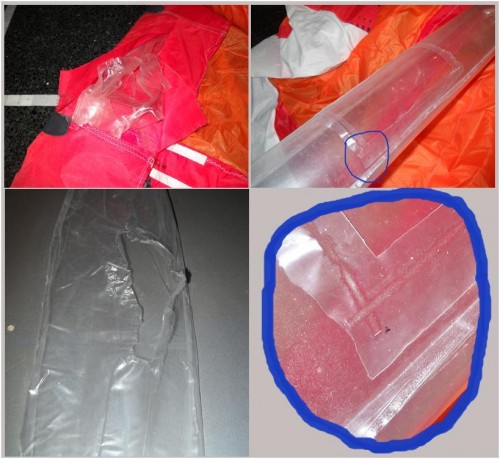 Riparazione bladder con tagli di qualsiasi dimensione ! - Centro Riparazioni Kite e Wing